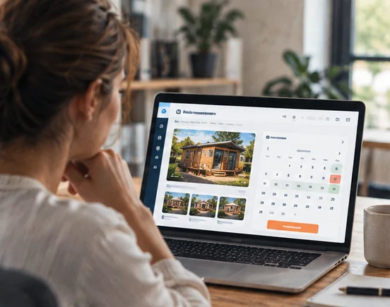 Interface DIRECT HPA affichant le calendrier des disponibilités d’un hébergement de camping